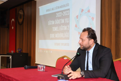 Milli Eğitim Müdürü Gür, ortaokul müdürleriyle buluştu