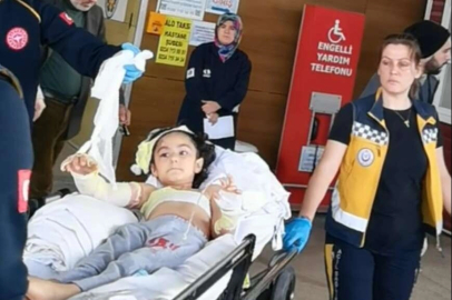 Kaynar su dolu tencereye düşen çocuk yaralandı