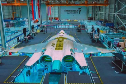 Milli Muharip Uçak son montaj hattında