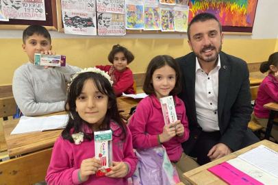 Kestel Belediyesi’nden çocuklara diş bakım seti