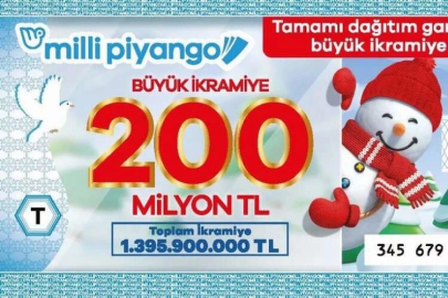 Yılbaşında büyük ikramiye 200 milyon TL!