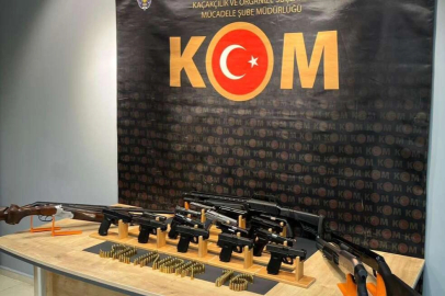 Bursa’da silindir operasyonu: 14 silah ele geçirildi
