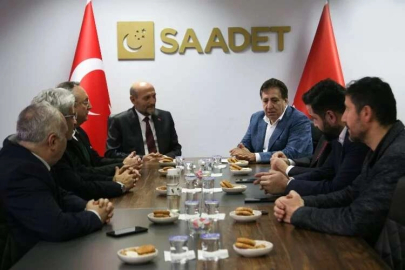 Eski Bursa Valisi İzzettin Küçük’ten Saadet'e ziyaret