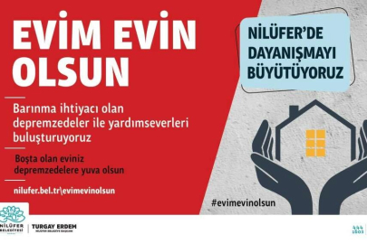 Nilüfer’den “Evim Evin Olsun” kampanyası