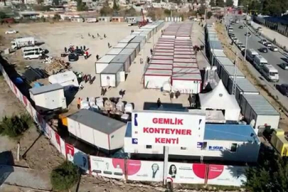 Gemlik Konteyner Kent havadan görüntülendi