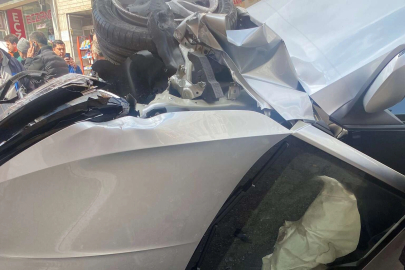 Bursa’da Araç Takla Attı