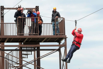 Bakan Varank, adrenalin tutkunlarının heyecanına ortak oldu