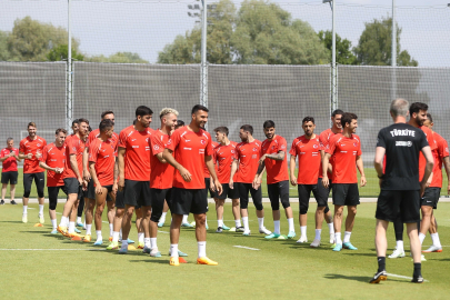 A Milli Takım, Letonya maçının hazırlıklarını tamamladı