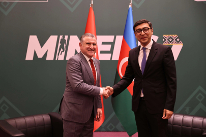 Bakan Osman Aşkın Bak'ın ilk ziyareti Bakü'ye