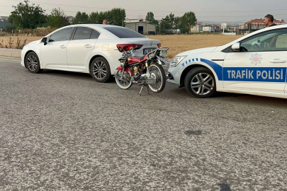 Maddi hasarlı kazanın ardından büyük kavga