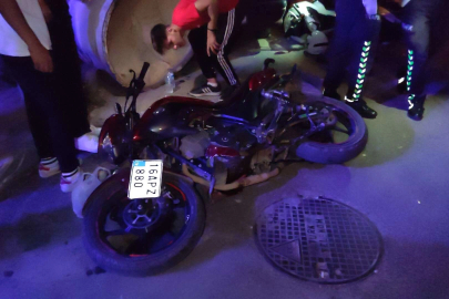 İki motosikletin çarpışması sonucu, beş kişi yaralandı