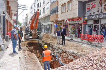 Karacabey'de altyapı çalışmaları devam ediyor
