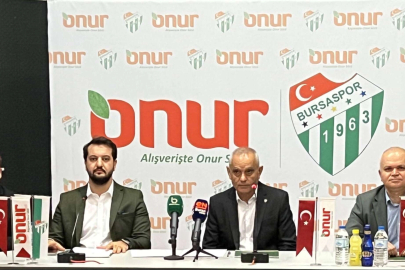 Onur Marketten Bursaspor’a Sponsorluk
