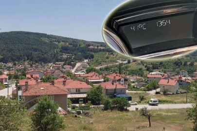 Bursa'nın dağ ilçelerinde sıcaklar rekor seviyede