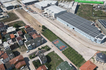 60 araçlık tır parkı hizmete girdi