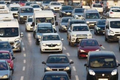 Yılın ilk yarısında 1 milyonu aşkın araç trafikte