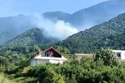 Uludağ’ın eteklerinde orman yangını çıktı