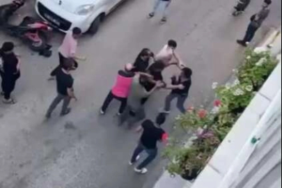 Yan baktın kavgasında yumruklar havada uçuştu