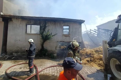 Orhaneli'de korkutan yangın!