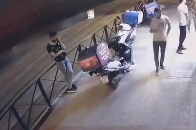 Kuryenin anahtarı üzerinde unuttuğu motosiklet çalındı