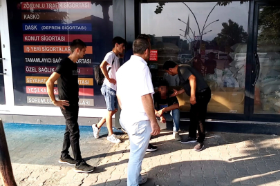 Market görevlisini darp eden hırsızı vatandaşlar yakaladı