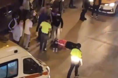 Kazada yaralanan kadın sürücüyü tekmeleyip kaçtı