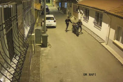 Önce keşif yaptılar ardından motoru çaldılar