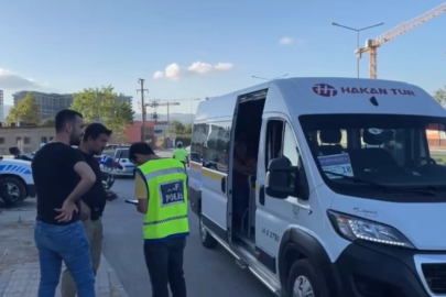 Bursa Emniyet Müdürlüğü'nden okul servislerine denetim