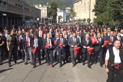 Bursa’nın kurtuluşunun 101. yılı coşkuyla kutlandı