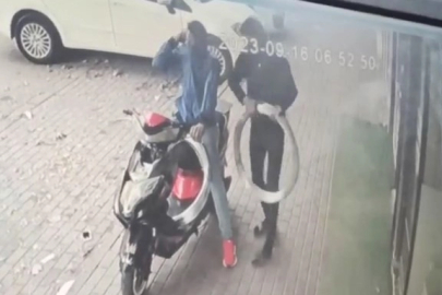 Nalburun önünden 2 bin TL değerindeki telleri çaldılar