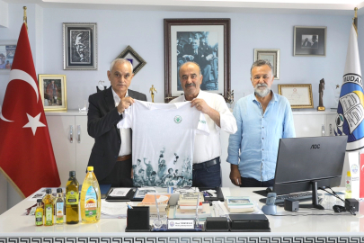 Recep Günay'dan Mudanya Belediye Başkanı Hayri Türkyılmaz’a ziyaret