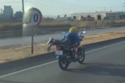 Tehlikeli sürüş, yürekleri ağza getirdi