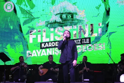 Yıldırım'da Filistin dayanışma gecesi