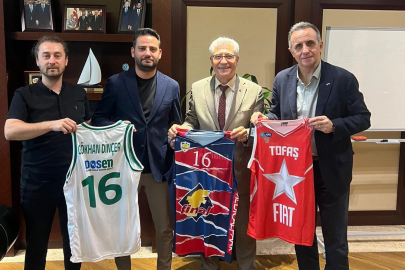 Bursa basketbolundan Gökhan Dinçer'e ziyaret