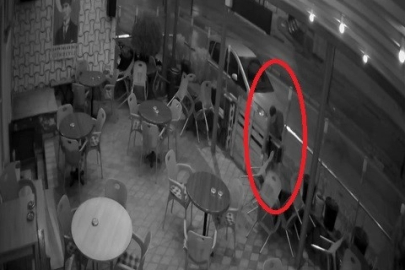 Sandalye hırsızı kameradan kaçamadı