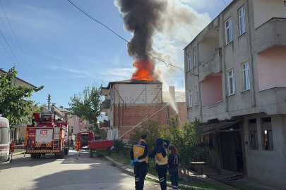 Bursa'da korkutan yangın!