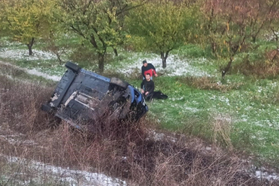 Bursa’da 2 araç kafa kafaya çarpıştı: 3 yaralı