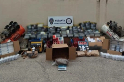 Bursa'da kaçak tütün ele geçirildi