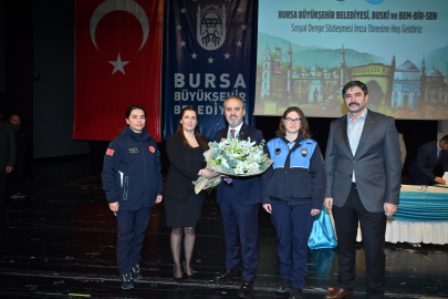 Bursa Büyükşehir Belediyesi memuruna ‘tavan’dan destek