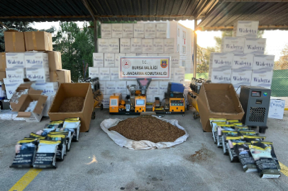 Bursa jandarmadan kaçakçılara geçit yok!