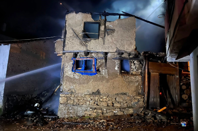 Ahırda çıkan yangında 10 büyükbaş hayvan telef oldu