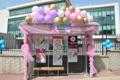 Ulusal Kanser Haftası'nda iki otobüs durağına 'KETEM' ismi verildi