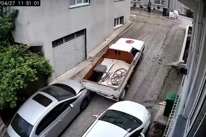 Yokuşta aracı kaldıramayınca kazaya neden oldu