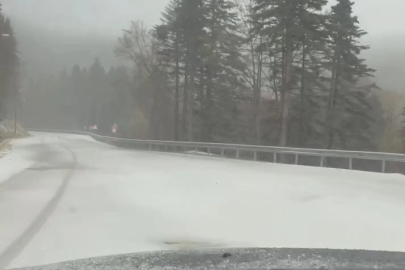 Uludağ’da Mayıs ayında kar sürprizi