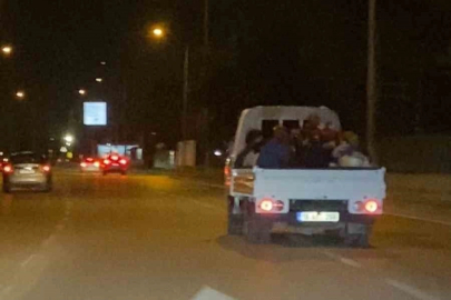 Bursa’da tehlikeli yolculuk