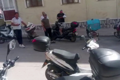 25 yerden aynı anda sipariş verildi, evin önünde kuryeler toplandı