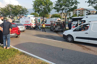 Bursa’da zincirleme kaza! 4 yaralı