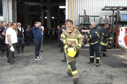 Bursa’da fabrikada korkutan yangın