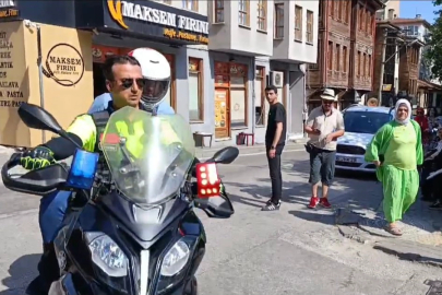 Motosikletli sınav timine büyük alkış