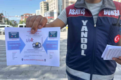 Bursa polisi uyarıyor, Dolandırıcılara inanmayın